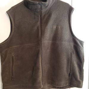 Brown Columbia Zip Up Vest - 3XL